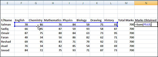 Create a pass fail grade formula in microsoft excel