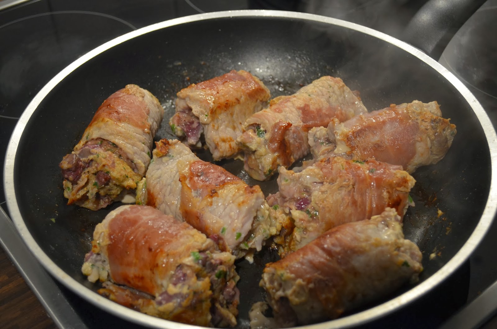 Veal Involtini Stuff and Spice