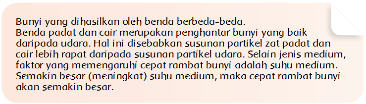 Percobaan Perambatan Bunyi Halaman 39 Belajar Kurikulum 2013