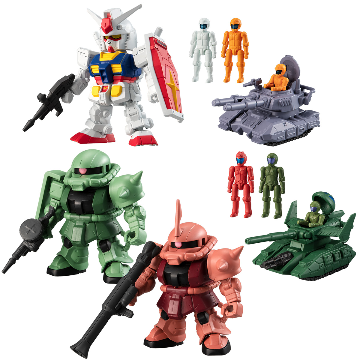 Mobile Suit Gundam Micro Wars Figure Series Announced!
