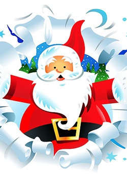 Christmas Whatsapp DP of Santa Christmas Whatsapp DP