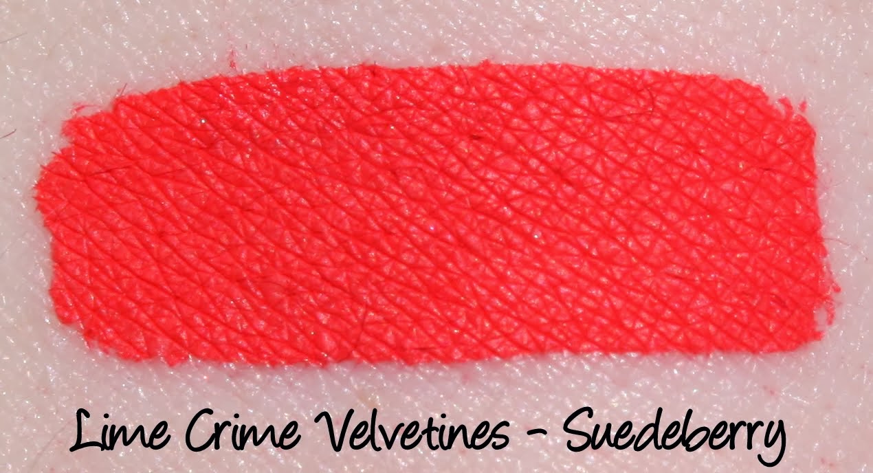 Lime Crime Velvetine - Suedeberry Swatch