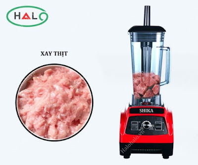 Máy xay sinh tố công suất lớn có xay được thịt không? Máy xay sinh tố công suất lớn Shika 1600W