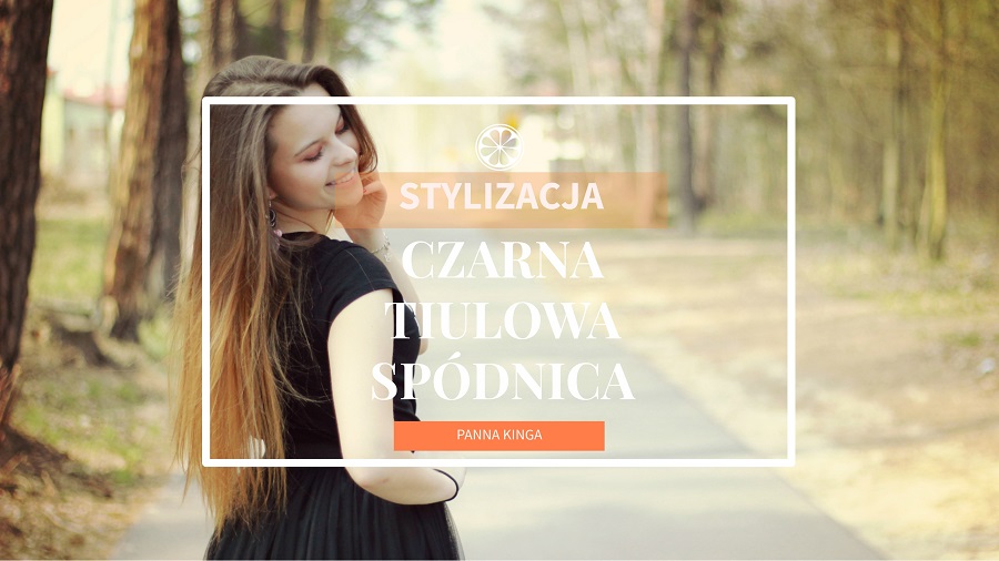 ❀ Czarna tiulowa spódnica - STRÓJ DNIA.