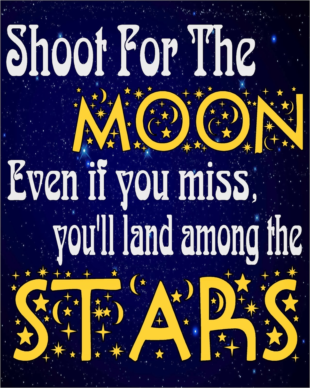 DIY Party Mom Shoot for the Moon Printable with Shindig Saturday