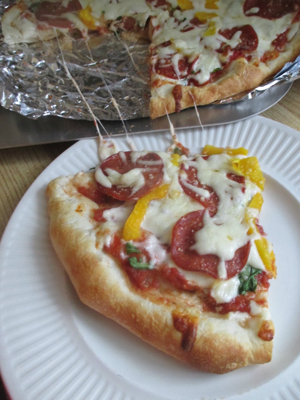 Hot and Cold Running Mom Just my Stuff Homemade Frozen Pizza