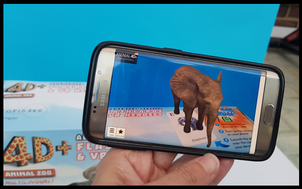 Having fun with the zoo animals via ReTrak VR