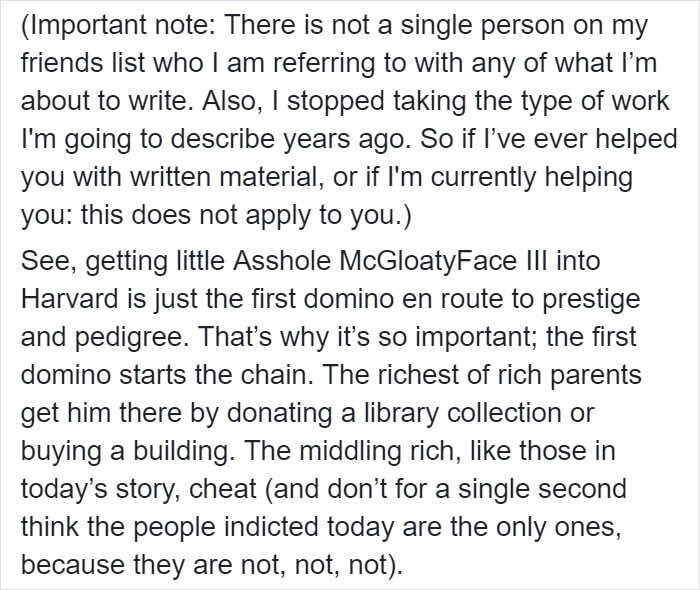 Woman Shares Eye-Opening Post About Rich People Buying Her Writing Services