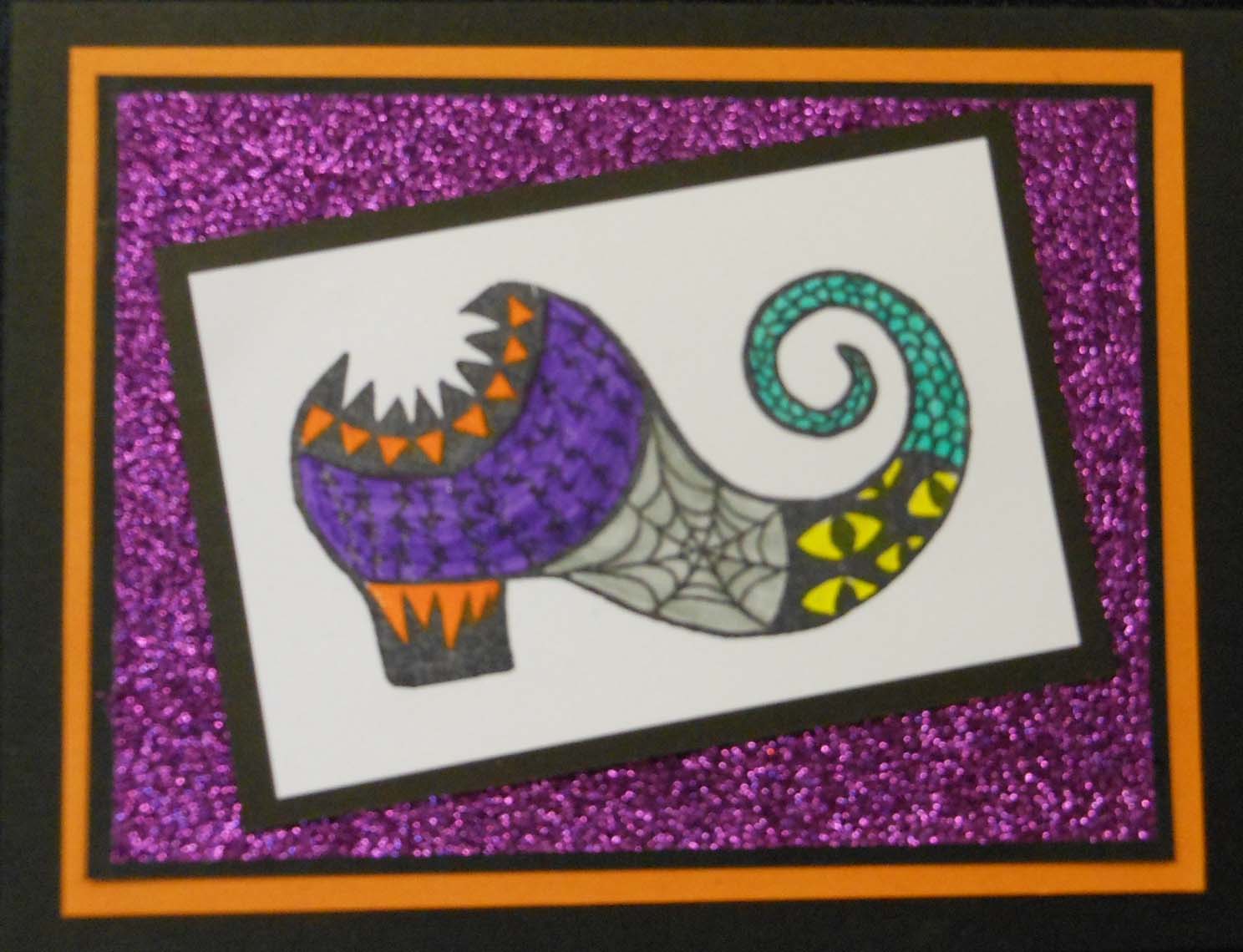 The Purple Zone Halloween Shoe