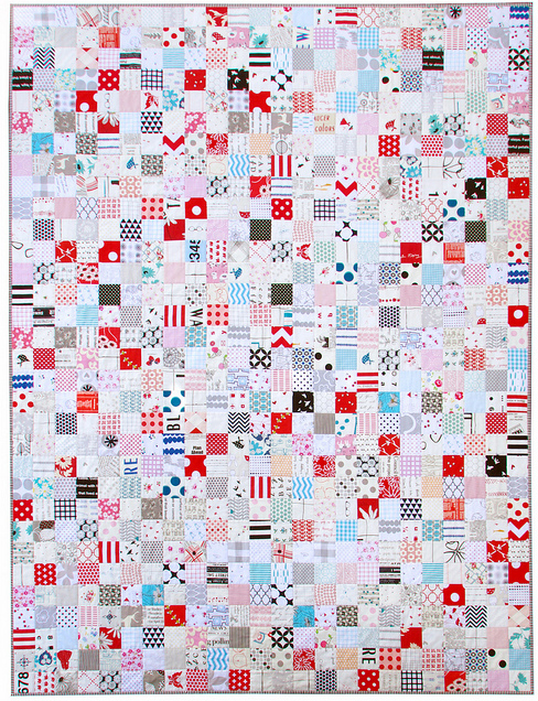 2016 Stash Buster Checkerboard Quilt | Red Pepper Quilts