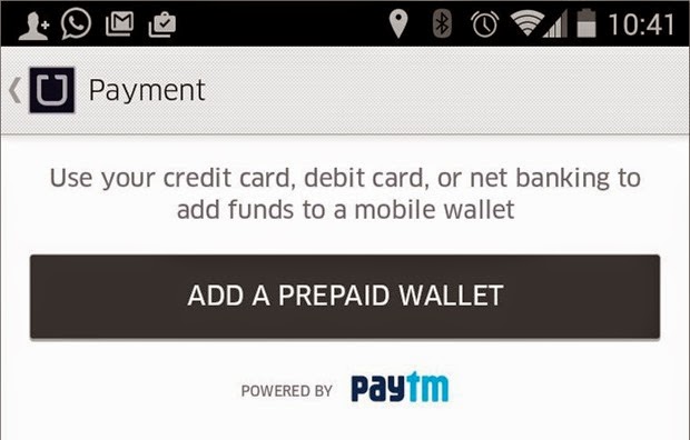 Issues and solutions with PayTM wallet on Uber App