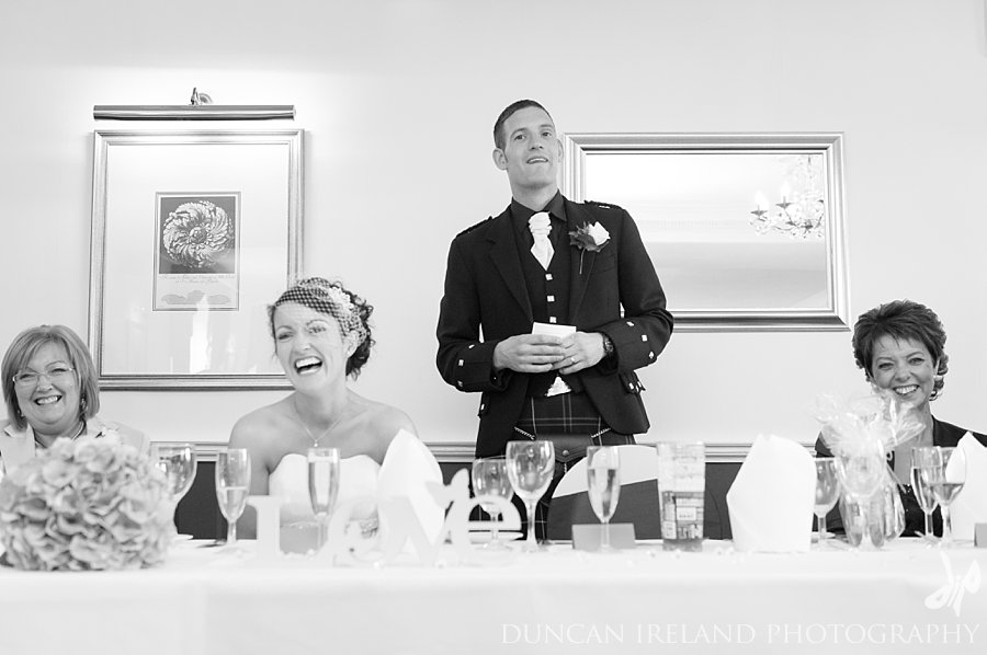 Gemma & Kevin's Moffat House Hotel Wedding Photography Duncan Ireland