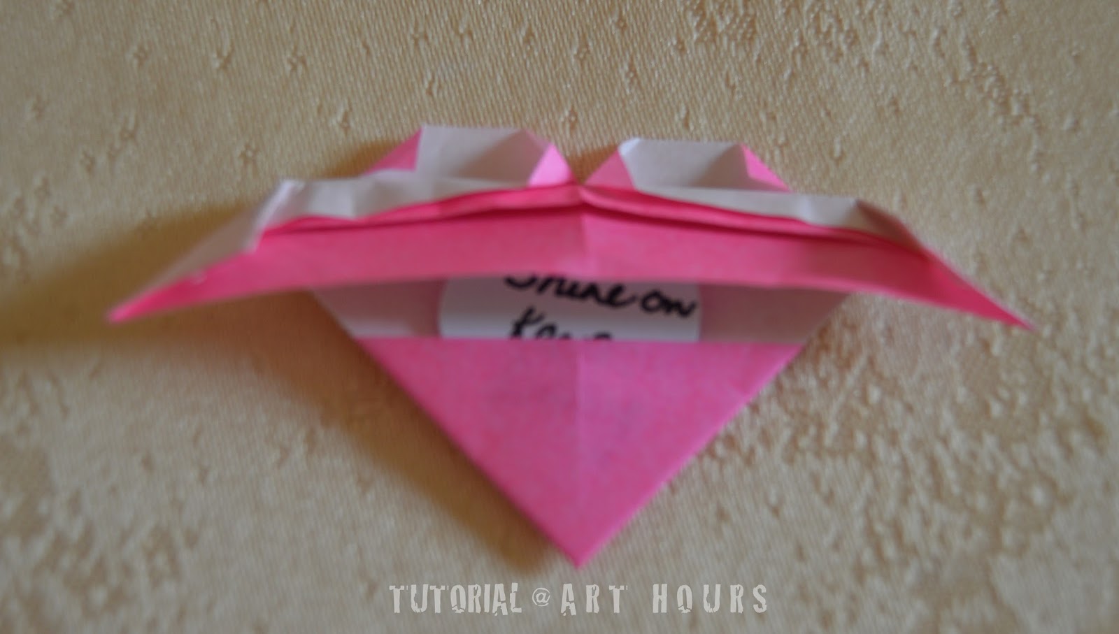 ArchGuide: Origami Winged Heart with a Secret Message | Origami, Secret ...
