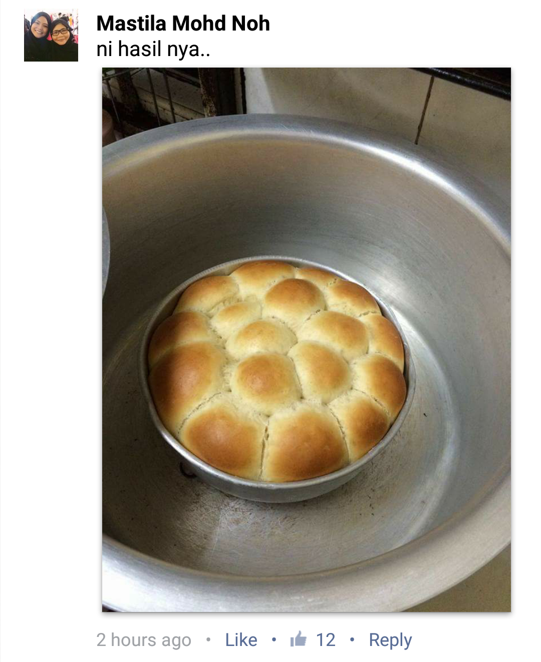 Idea Bakar Roti Tanpa Oven Ini Cukup Menarik Untuk Diguna Pakai Dibawah Diserta Kan Screenshot Tips Dari Puan Mastila Mohd Noh