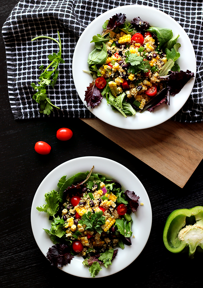Bubby and Bean Living Creatively Sweet Corn and Black Bean Quinoa