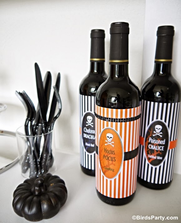 A Halloween Cheese and Wine Party - BirdsParty.com