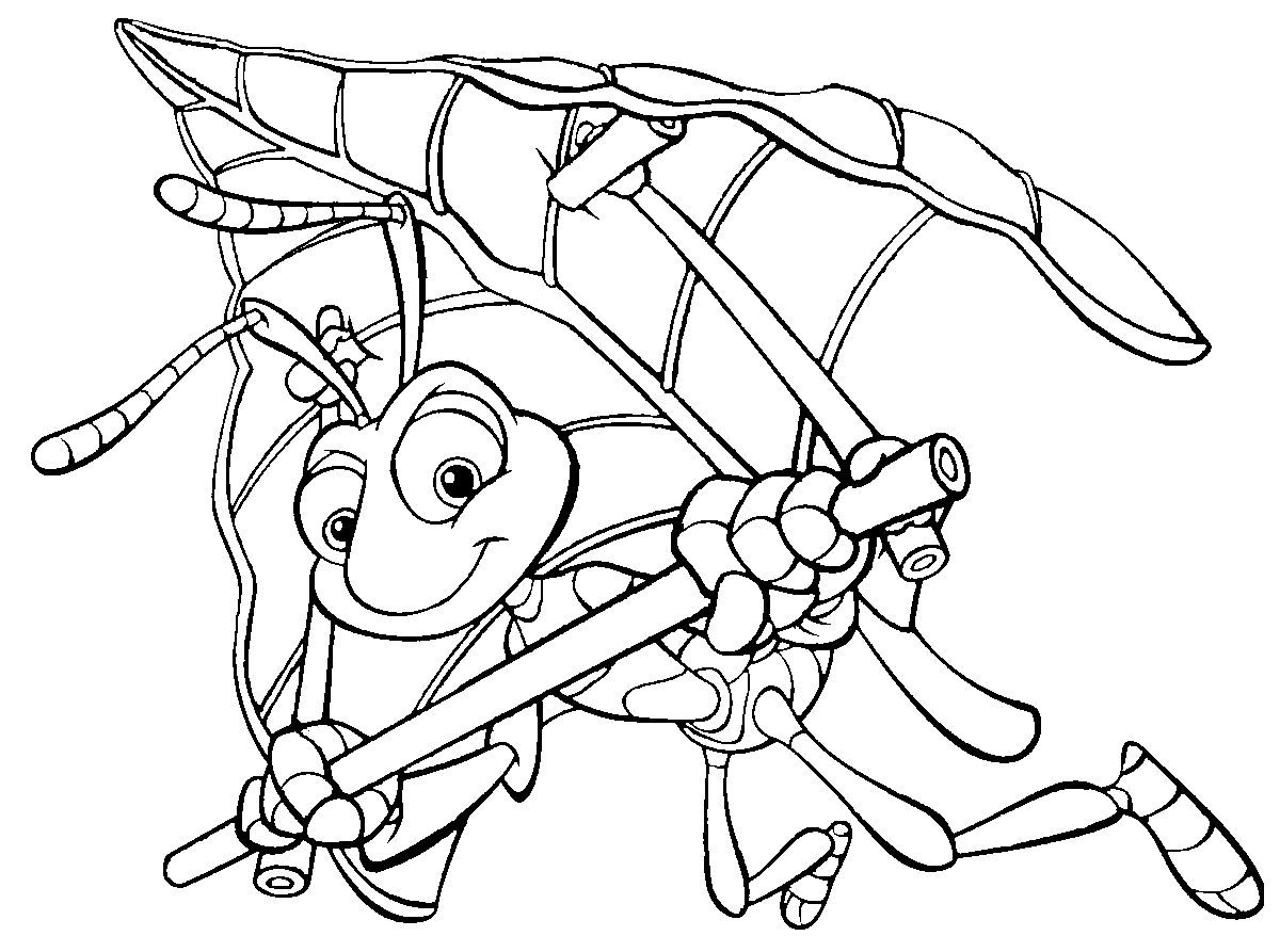 a bugs life coloring pages for kids - photo #28