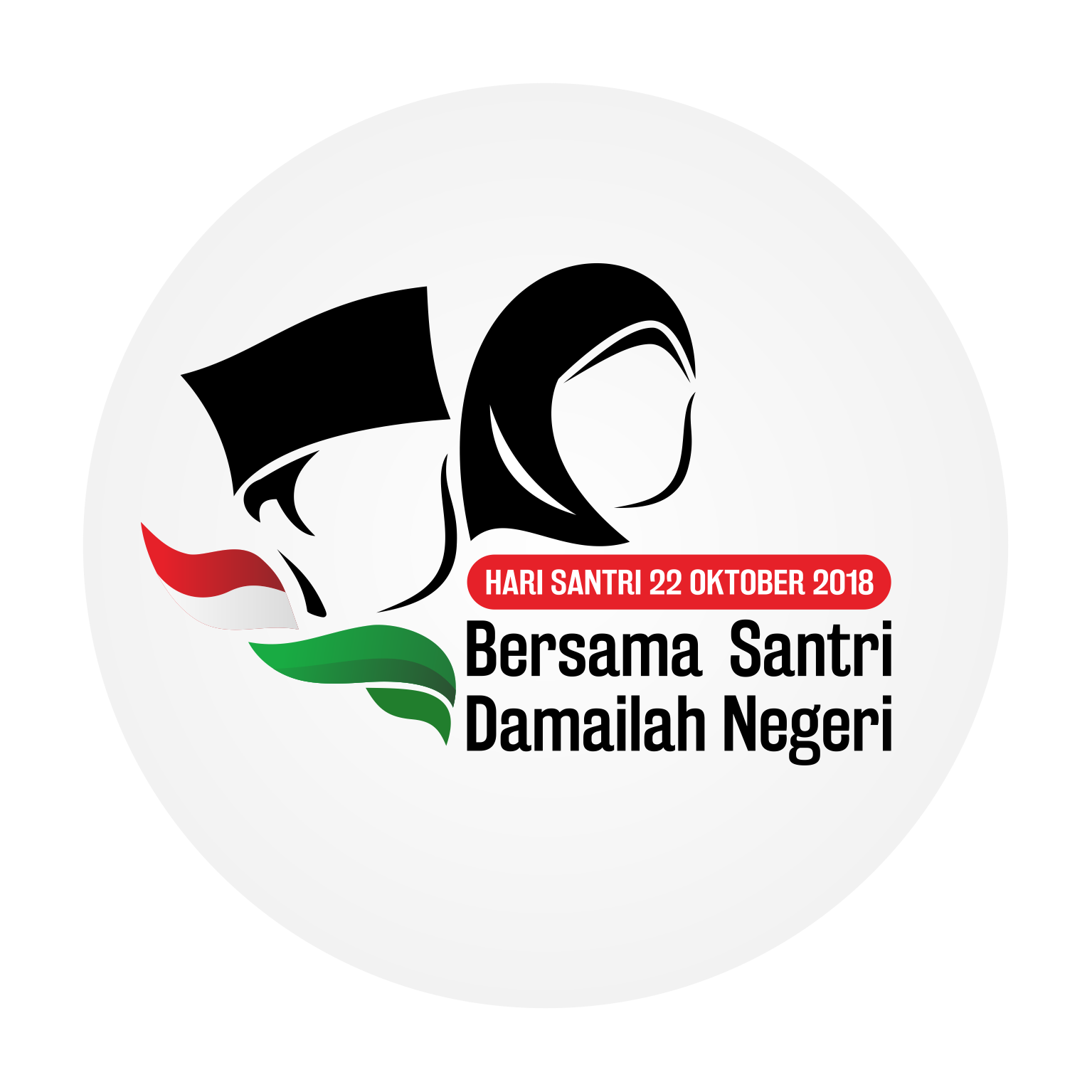 Logo Hari Santri 2018 CDR + Font aabmedia