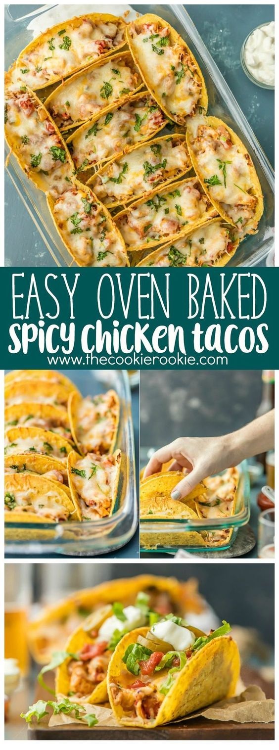 Oven Baked Chicken Tacos Recipe