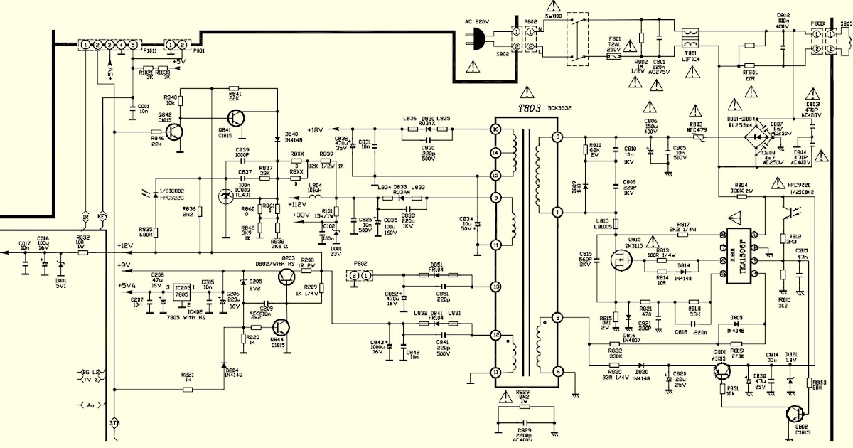 Master Electronics Repair ! TCL SY33 CHASSIS TCL25M63 TCL21M63