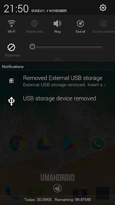 USB Storage Device Removed
