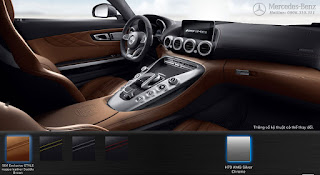 Màu nội thất Mercedes AMG GT S 2018 Nội thất Mercedes AMG GT S 2018 màu Nâu Saddle 564