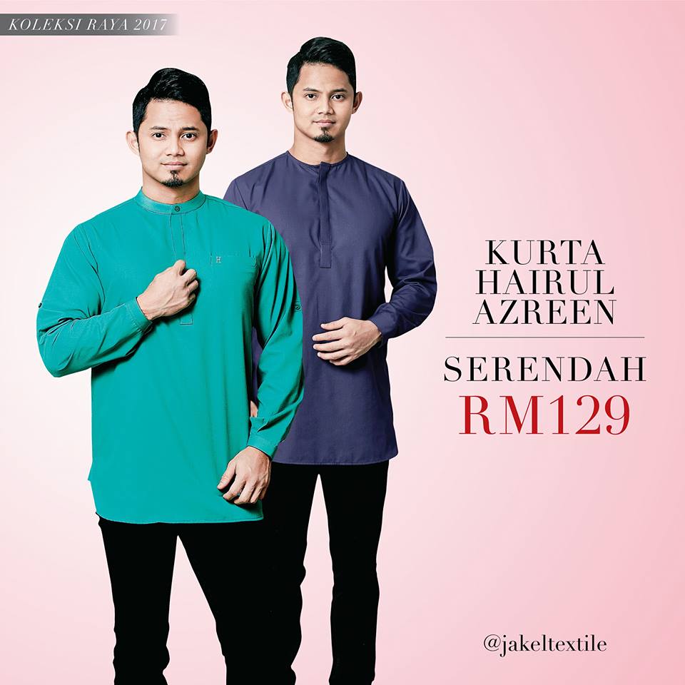 Koleksi Baju  Raya Jakel  Cantik Mampu Milik hingga saiz 