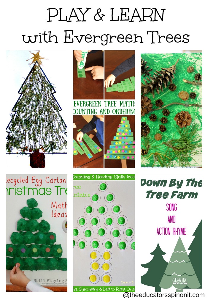 The Educators' Spin On It: Evergreen Tree Sensory Craft #PLAYfulPreschool