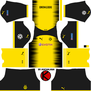 Borussia Dortmund Kits 2017/2018 - Dream League Soccer