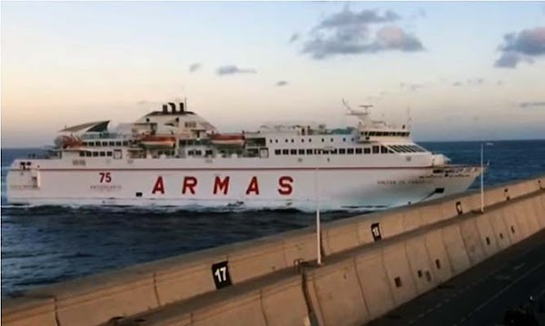 Heridos en accidente Ferry de Armas Muelle Las Las Palmas Heridos en accidente Ferry de Armas Muelle Las Las Palmas