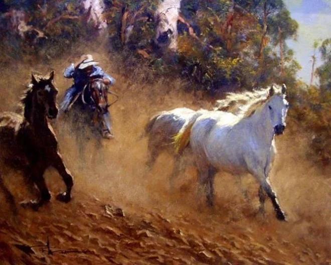Robert Hagan 1947 | Australian Impressionist painter | Western painting