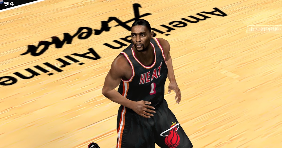 Chris Bosh Updated Realistic Face For 2k14 NBA 2K
