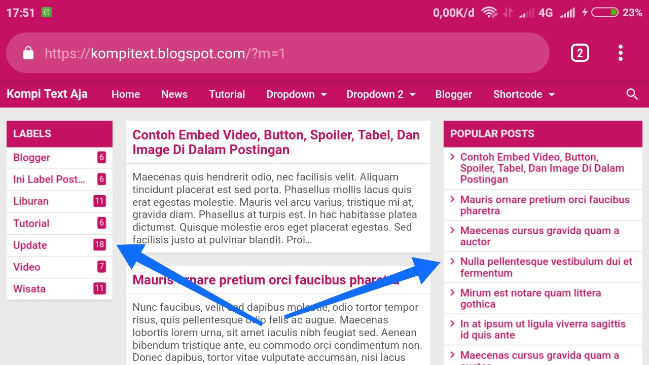 Baru gres ini Telah Merilis Template gres nya yang di beri nama Kompi Text Aja sesuai deng Kompi Text Aja Template Blogger Premium