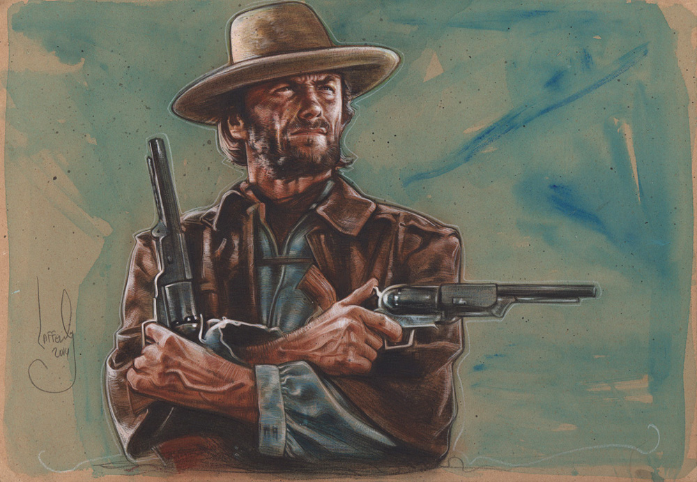 Clint Eastwood, The Outlaw Josey Whales, Artwork is Copyright © 2014 Jeff Lafferty Clint Eastwood, The Outlaw Josey Whales, Artwork is Copyright © 2014 Jeff Lafferty