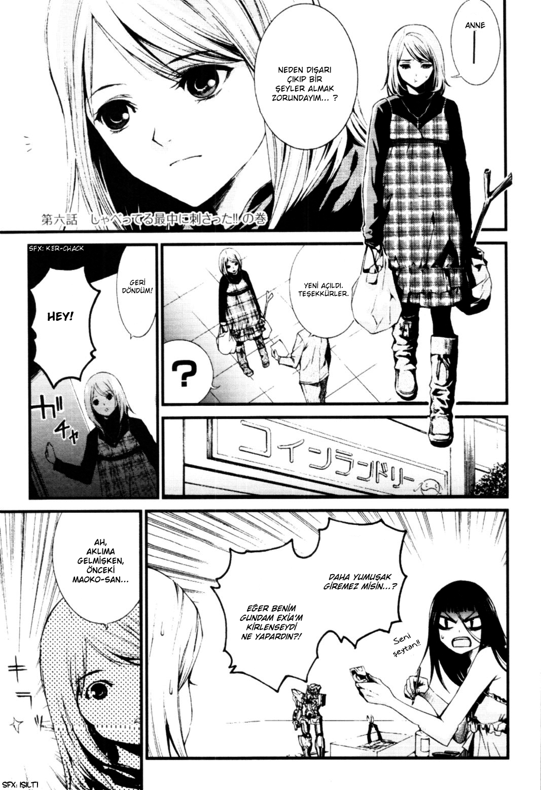 Coin Laundry no Onna 6.Bölüm MANGA NAOKO