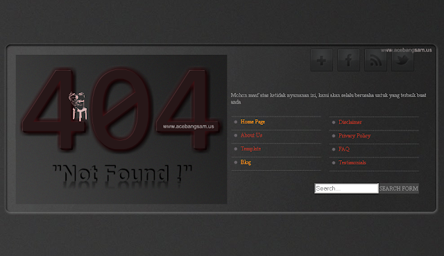 Cool 404 Error Page Blog Irvandev