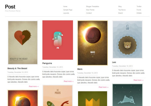 Post Blogger Template Post Blogger Template