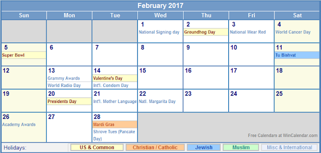 February 2017 Calendar, February 2017 Calendar Printable, February 2017 Printable Calendar, February Blank Calendar, Free February 2017 Calendar, February 2017 Calendar Template, February Calendar 2017