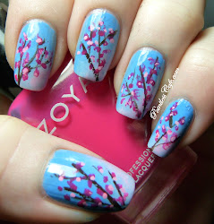 cherry nail blossoms blossom caturday copy nails pointless cafe right
