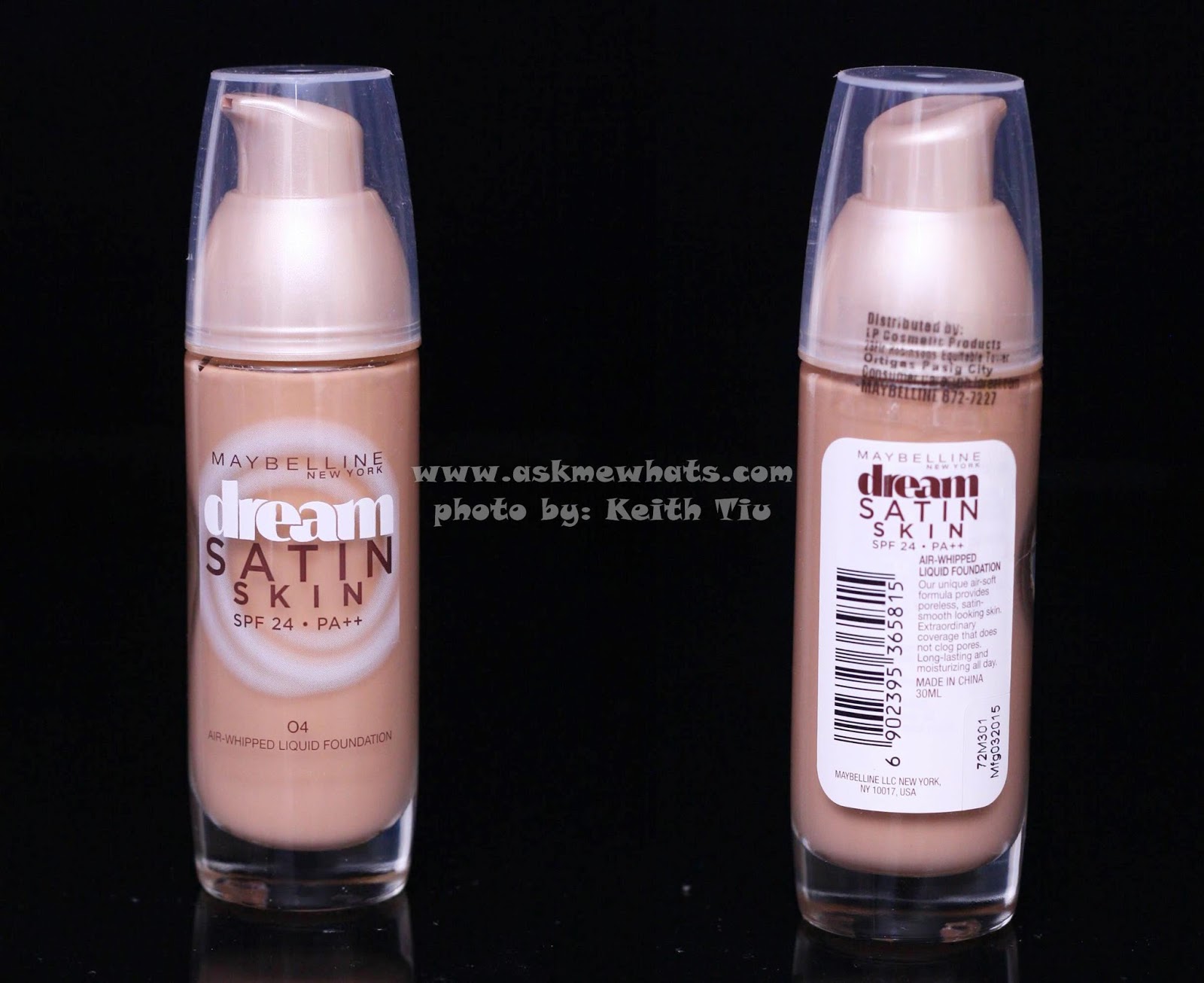 maybelline dream satin liquid foundation shades