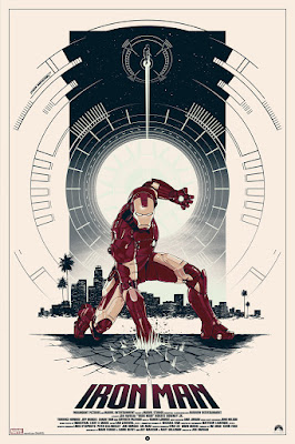 Iron Man Variant Glow in the Dark Screen Print by Matt Ferguson