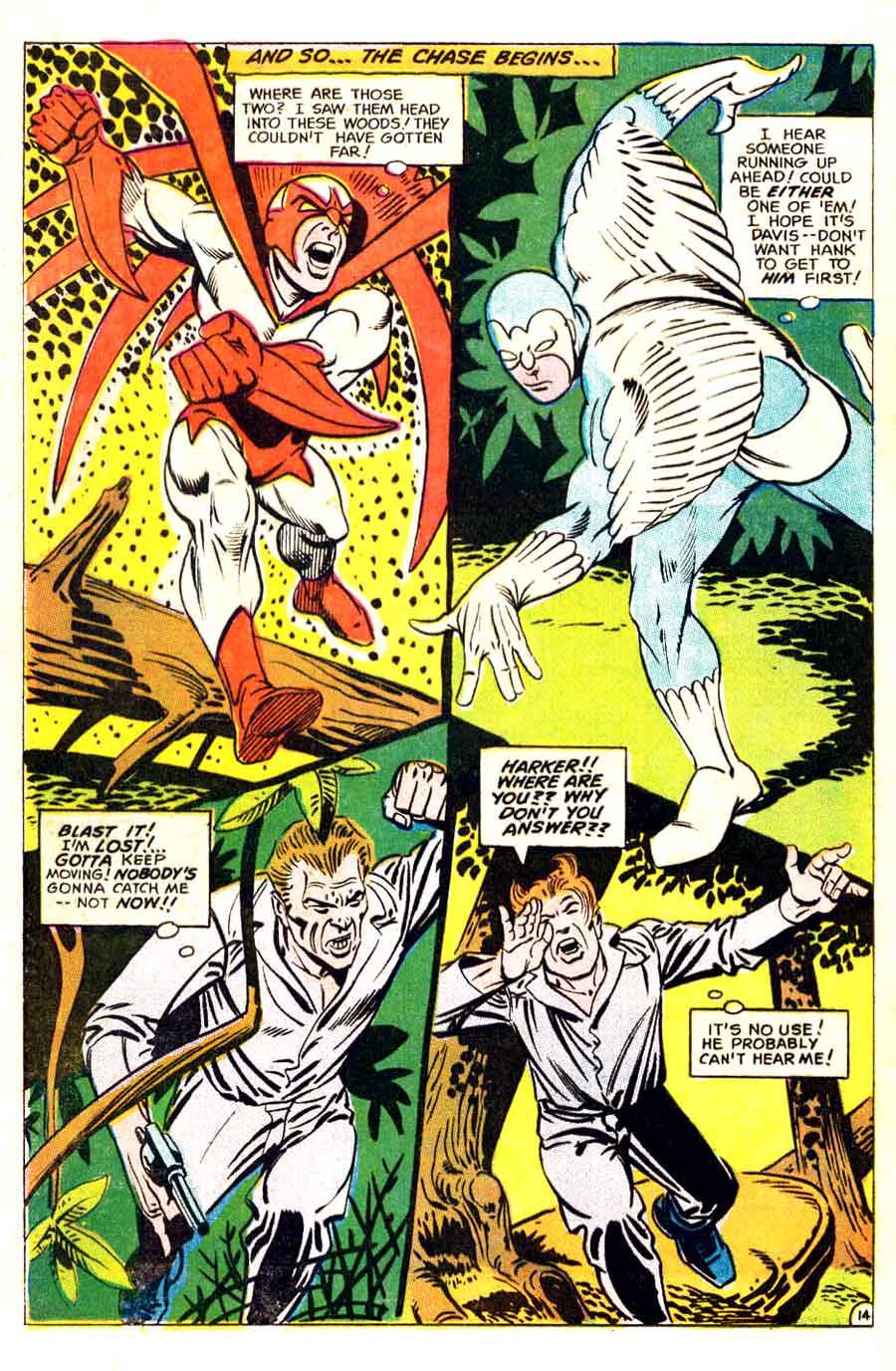 Hawk and the Dove v1 #2 dc comic book page art by Steve Ditko