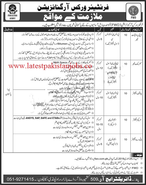 FWO Jobs 2019 for 50 Plus Engineering, Contract & Deputy Project Managers FWO Jobs 2019 for 50 Plus Engineering, Contract & Deputy Project Managers