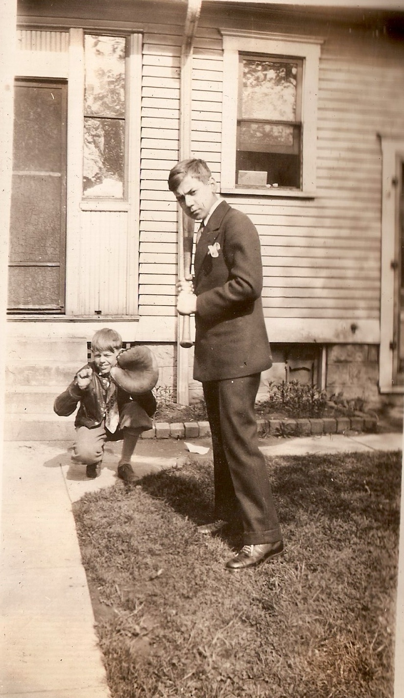 Vintage Irvington Baseball Practice Along South Audubon1920s