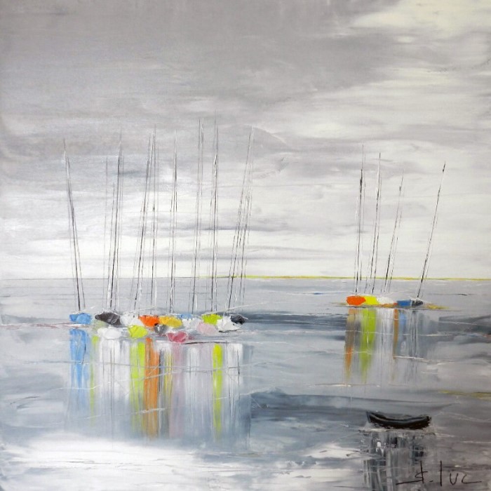 Вода и небо. Французский художник. Michel Saint Luc Michel Saint Luc
