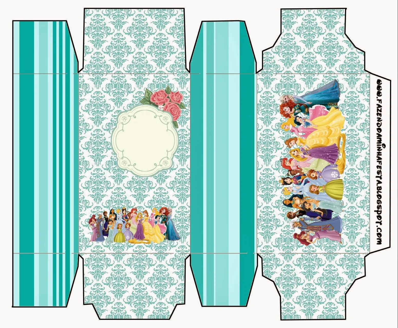 All Disney Princess: Free Printable Boxes. - Oh My Fiesta! in english