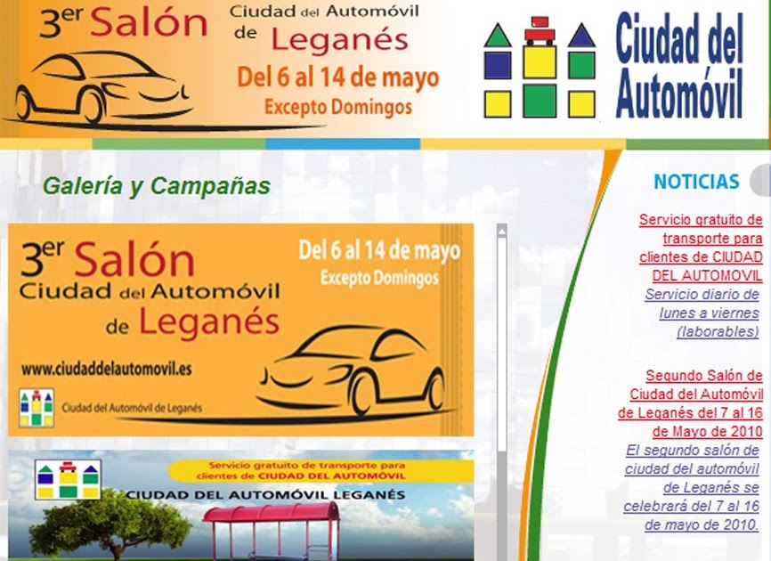 III Salón Ciudad del Automóvil de Leganés 2011, del 6 al 14 de mayo III Salón Ciudad del Automóvil de Leganés 2011, del 6 al 14 de mayo