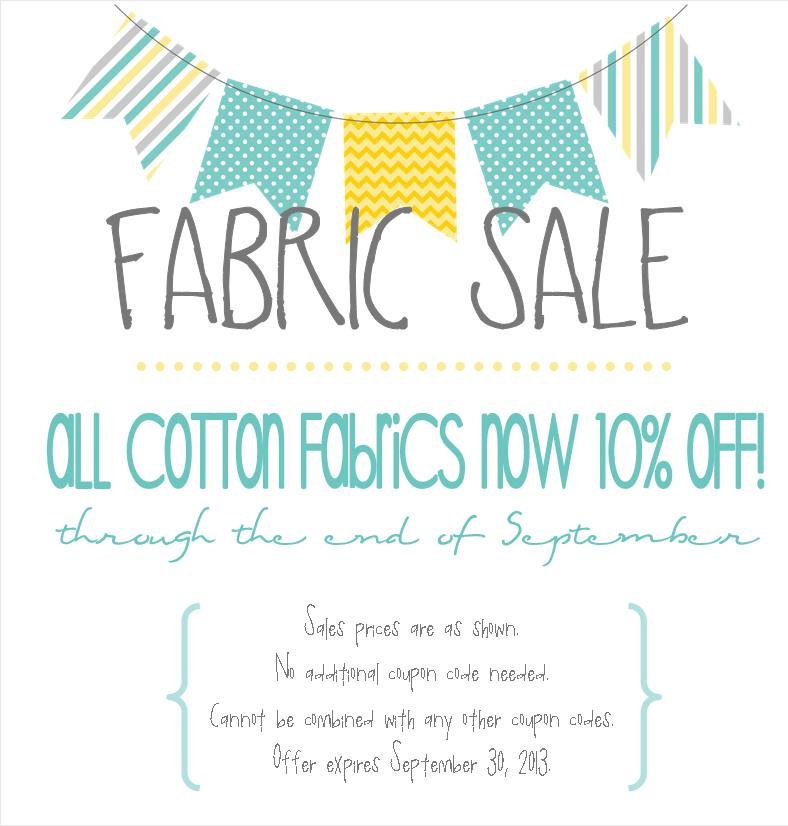 HUGE FABRIC SALE!!!! Naturally Creative Mama