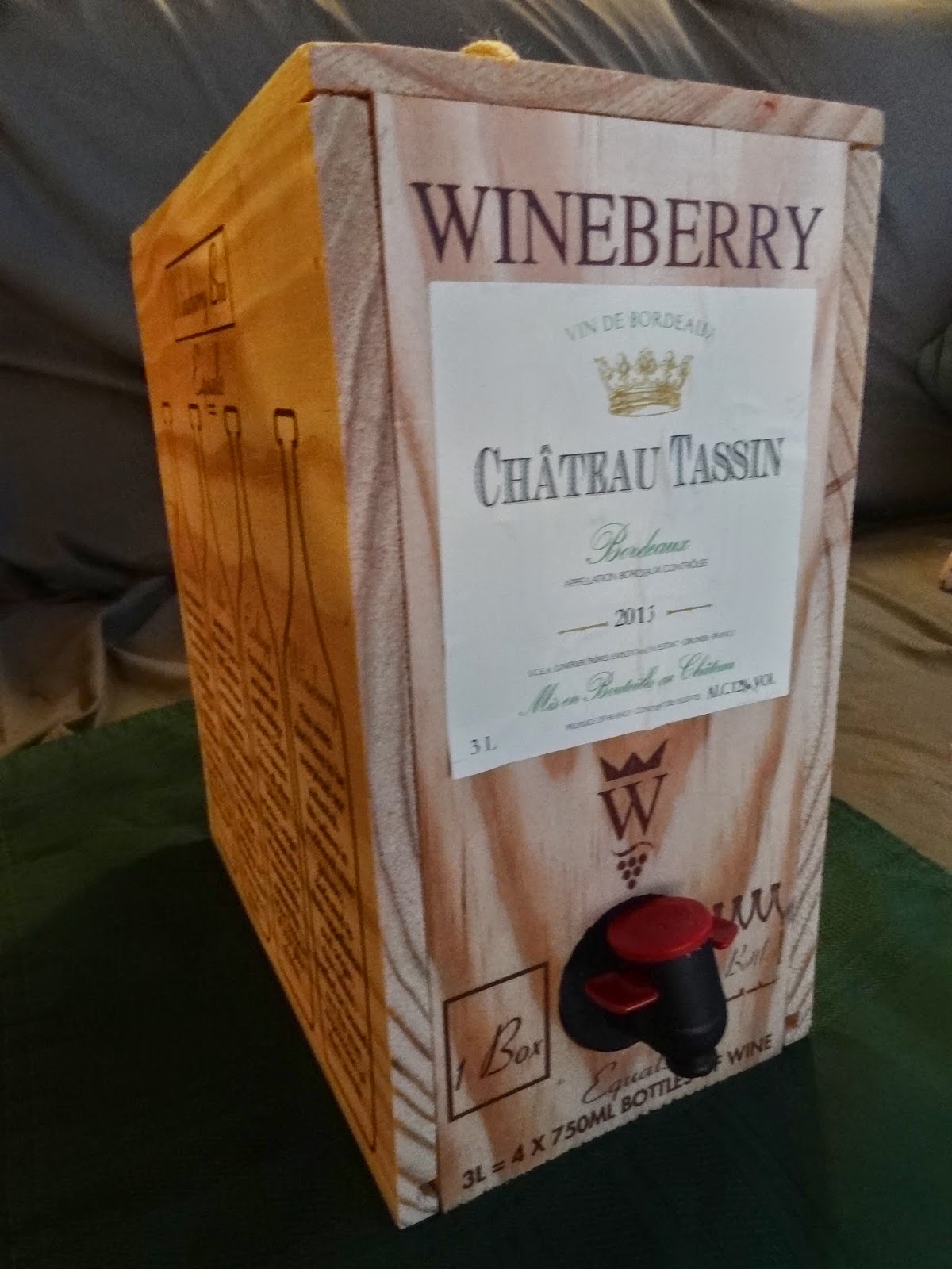 The Gray Report I've been drinking a box wine for a month!