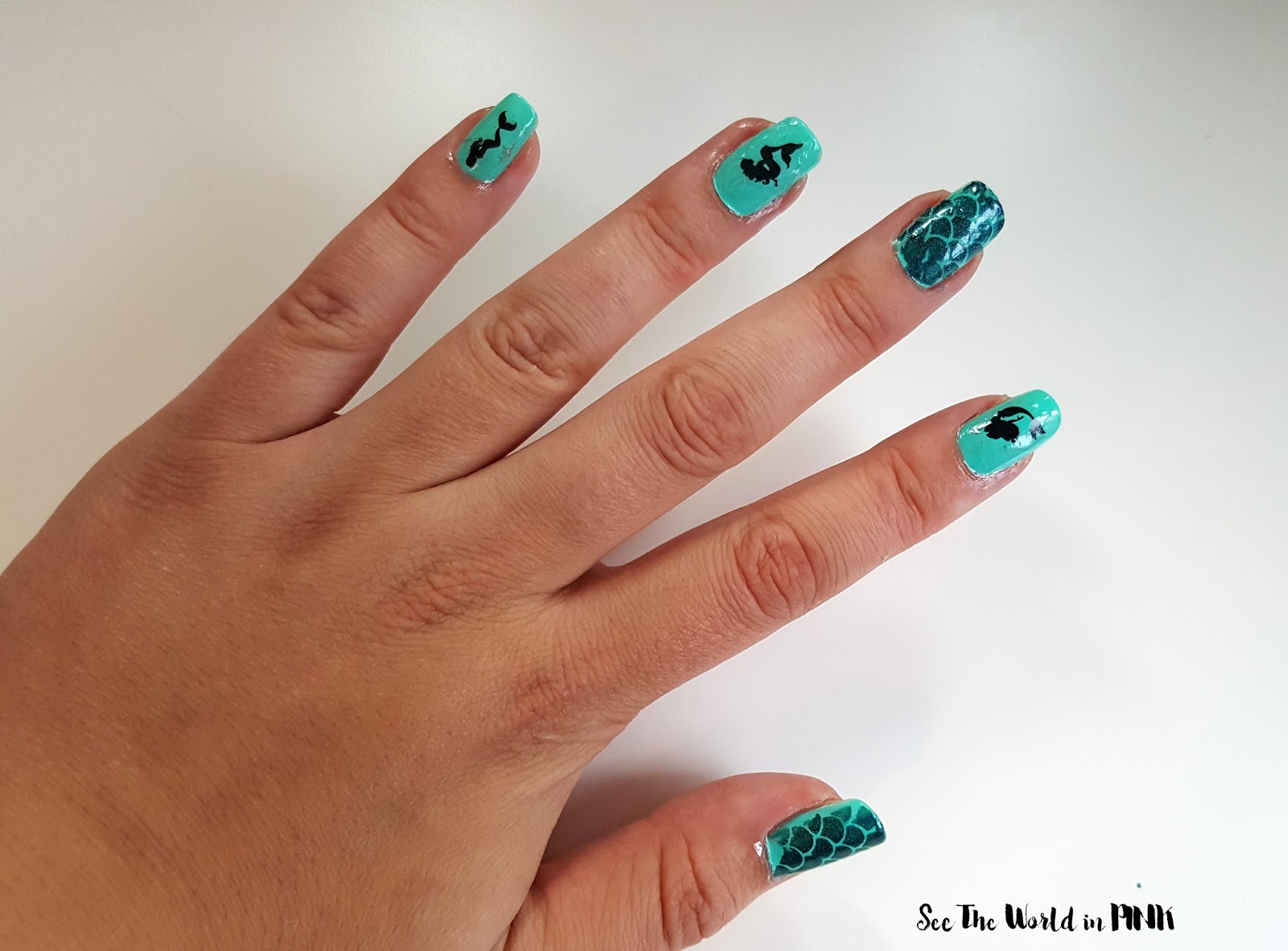 Manicure Monday - Mermaid Nails!